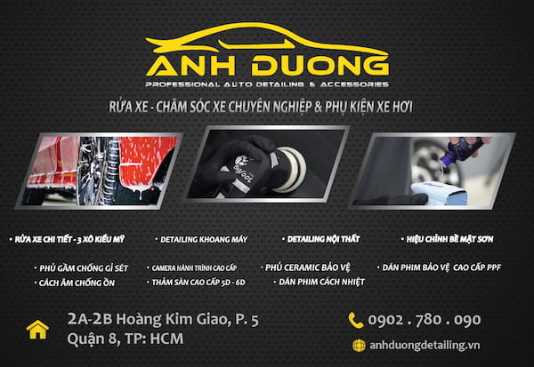 Ánh Dương Detailing -Trung tâm chăm sóc xe hơi chuyên nghiệp Q8, TPHCM 